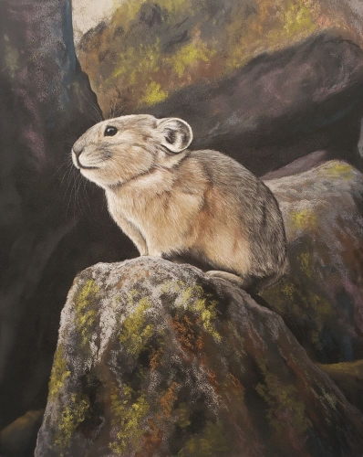 Above Treeline 10x8 $550 at Hunter Wolff Gallery